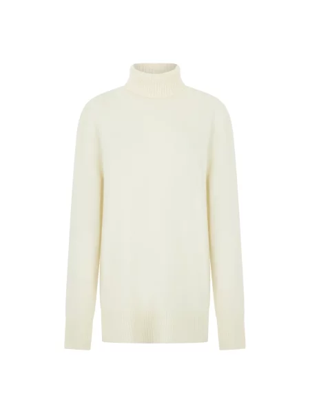 Lniany golf golf Toteme beżowy