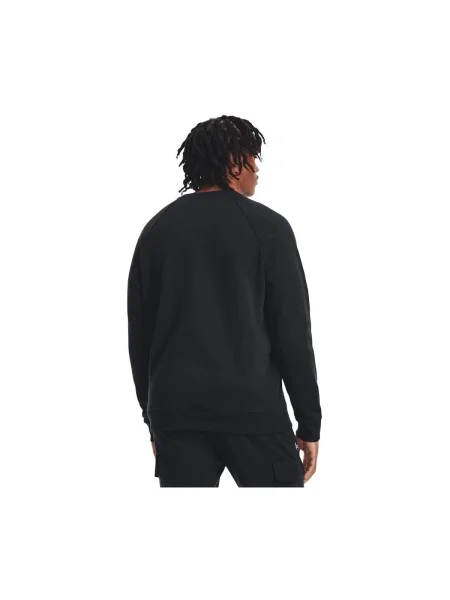Hanorac crewneck Under Armour din fleece negru