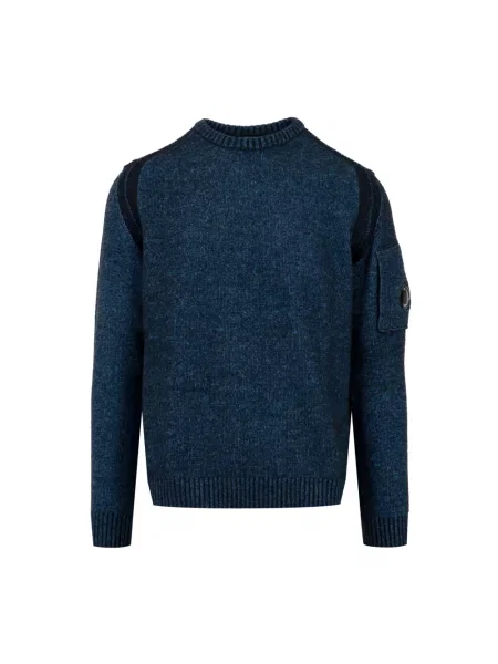 Lniana bluza C.p. Company niebieska