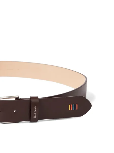 Curea Paul Smith cu dungi maro
