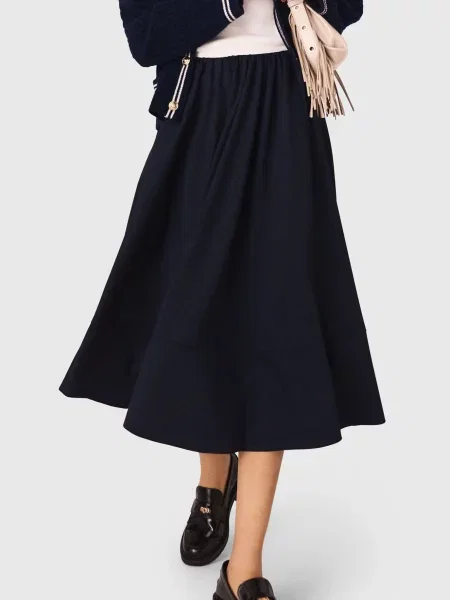 Смугаста спідниця Maje синя