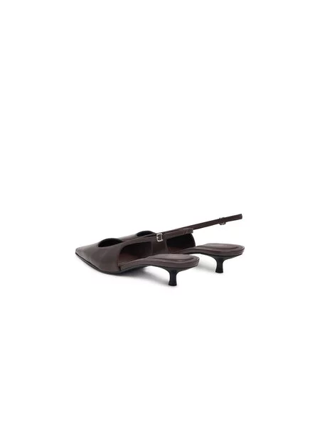 Salonarji Calvin Klein Kitten Heel Pump Sling Hdw Črna rjava