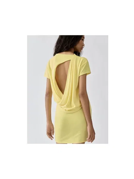 Sukienka Jacquemus żółta