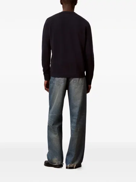 Hanorac Calvin Klein cu broderie albastru