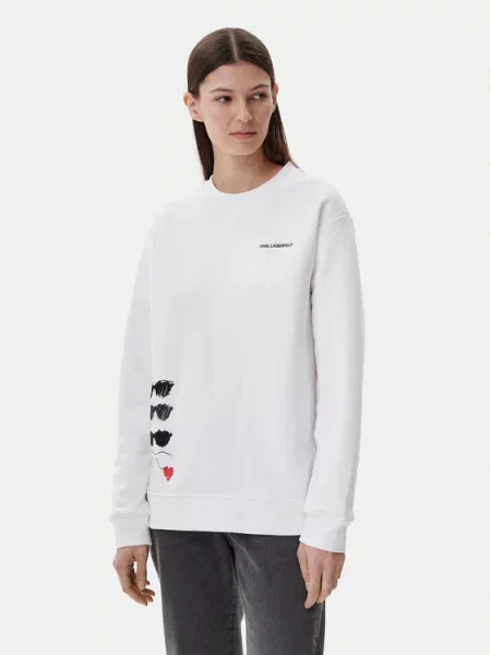 KARL LAGERFELD Pulóver fehér