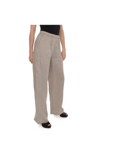 Spodnie Emporio Armani szare