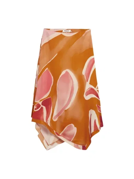 Spódnica midi Desigual biała