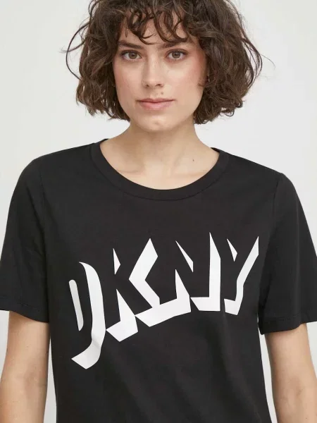 DKNY kratka majica črna