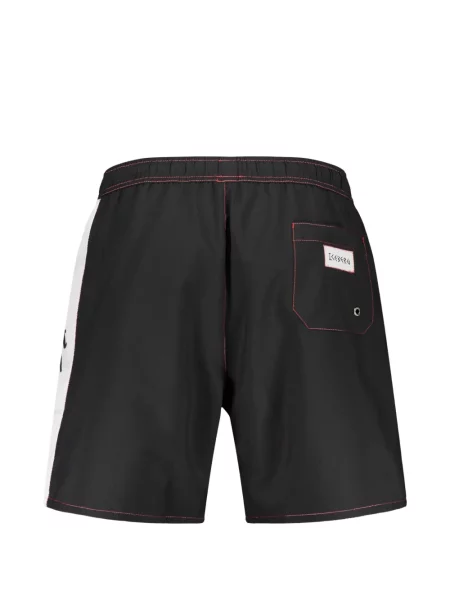 Slip de baie Iceberg cu imagine negru