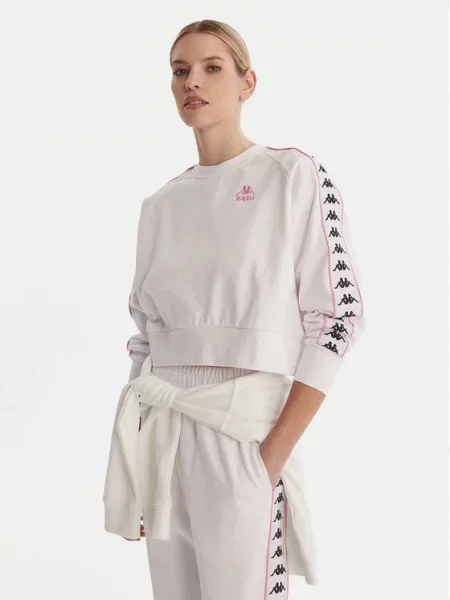 Kappa Світшот Banda Marbella Oversize білий