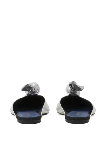 Papuci tip mules Lanvin alb