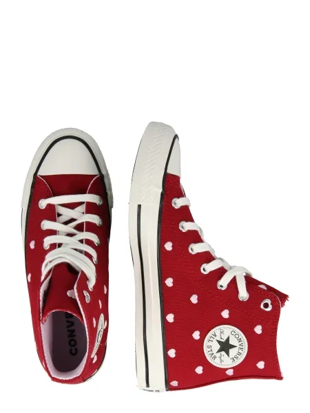 Tornacipő Converse Chuck Taylor All Star Hearts & Roses Piros fehér