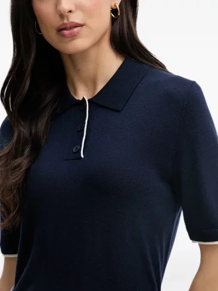 Tricou polo Benetton albastru