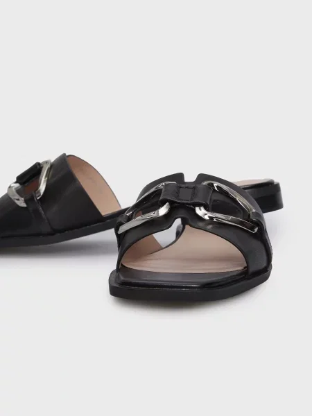 Кожаные шлепанцы Prpy черные