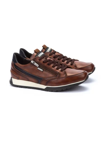 Sneakersy Pikolinos skórzane brązowe