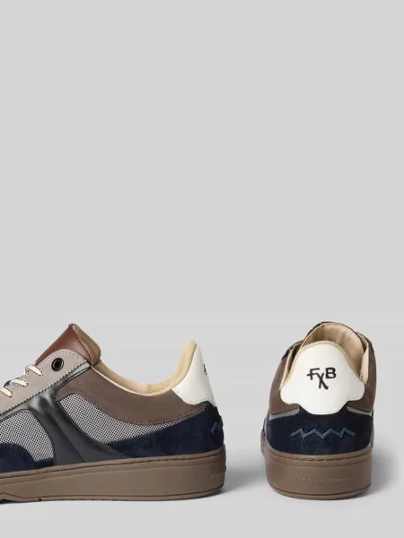 Sneakersy z detalem z logo model ‘De Kupster’ Floris Van Bommel