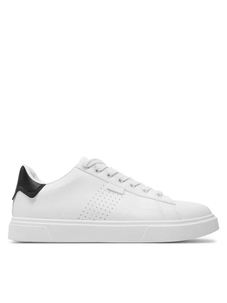 Sneakerși Big Star Shoes din piele alb