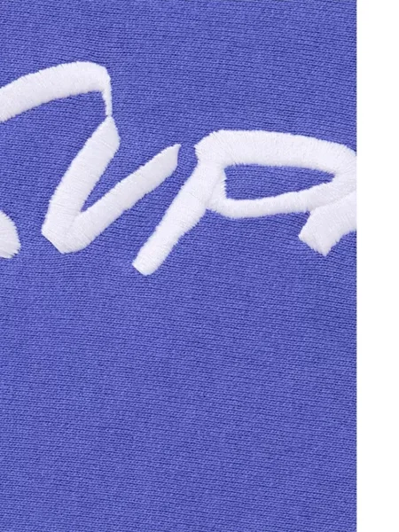 Hanorac cu glugă Supreme cu broderie violet