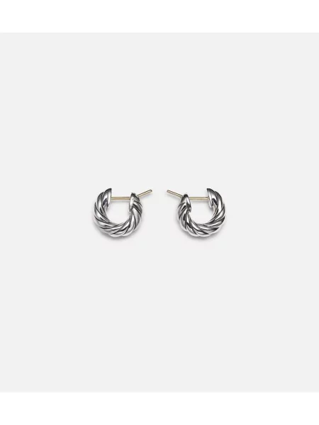 Cercei David Yurman argintiu
