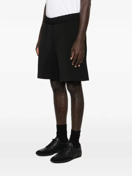 Pantaloni scurți Calvin Klein cu imagine din jerseu negru