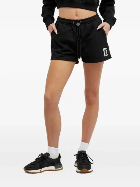 Pantaloni scurți Casablanca cu perle negru
