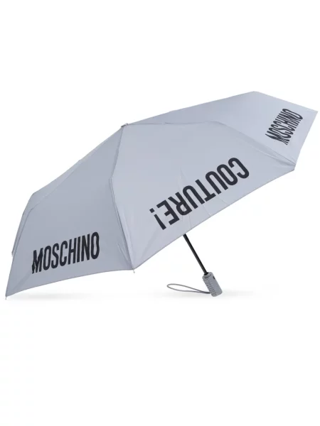 Umbrelă Moschino cu imagine gri