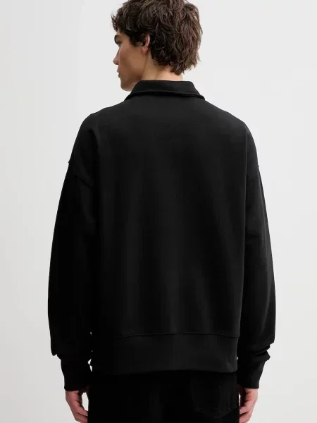 Mikina Calvin Klein s aplikací černá