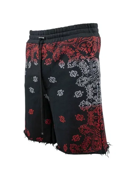 Pantaloni scurți Amiri cu imagine negru
