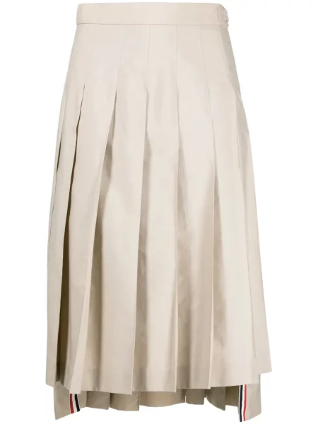 Fusta plisata Thom Browne plisată până la genunchi