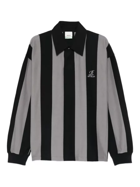 Polo Agolde cu dungi gri
