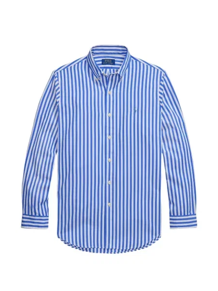 Tricou polo Polo Ralph Lauren cu glugă cu blană cu broderie roșu