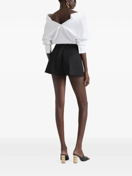 Gyapjú rövidnadrág Givenchy fekete
