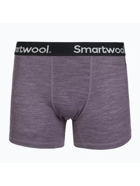 Боксери термоактивні Smartwool Merino Boxer Brief Boxed purple storm heather фіолетові