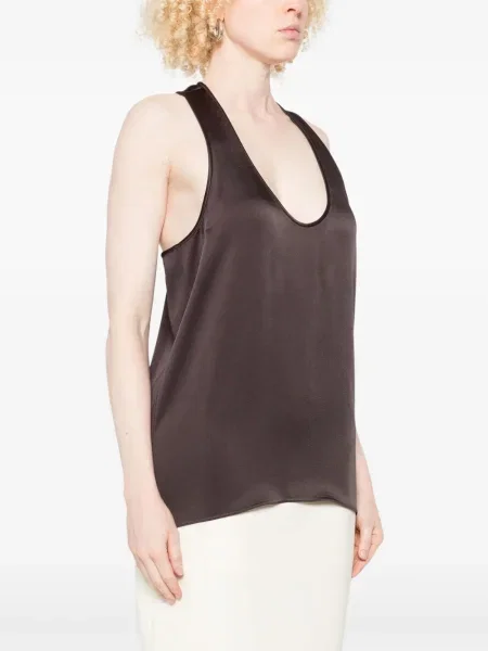 Top Chb Christian Boaro din satin maro