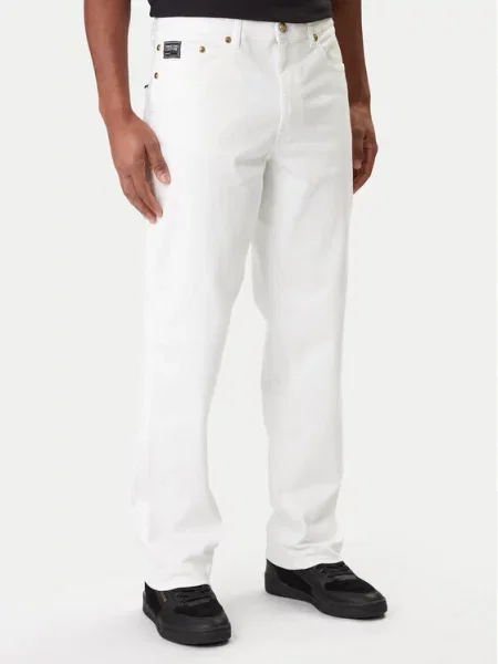 Versace Jeans Couture Τζιν CEWCA Straight Fit λευκό