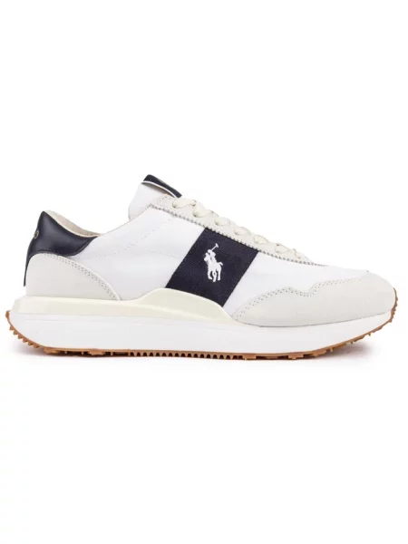 Sneakersy Polo Ralph Lauren skórzane białe