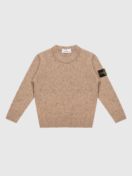 Детский свитер Stone Island коричневый