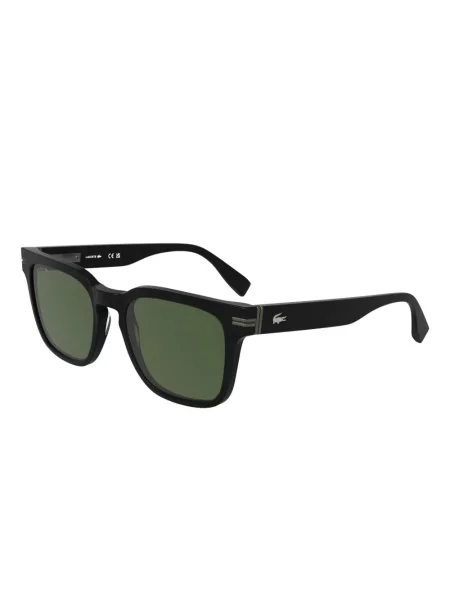 Ochelari de soare Lacoste cu imagine negru