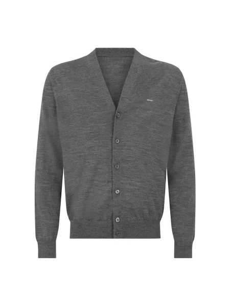 Kardigan Prada wełniany szary