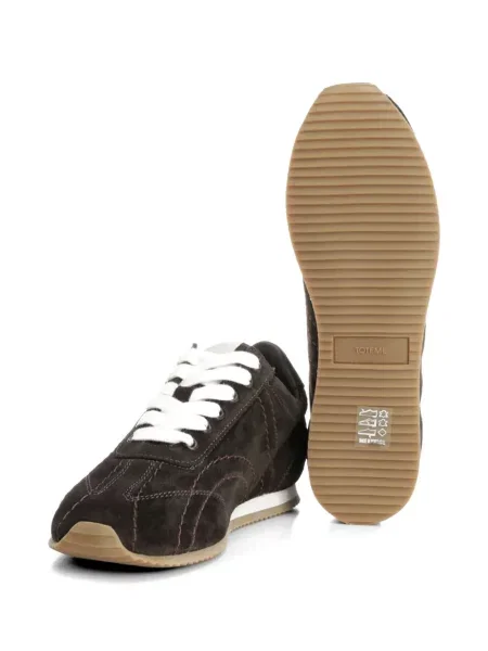 Sneakerși Toteme din piele de căprioară maro