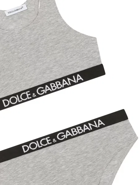 Dětské kalhotky Dolce & Gabbana šedé