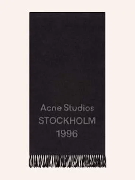 Šál Acne Studios černý
