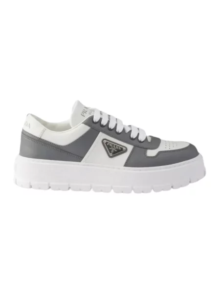 Sneakersy Prada skórzane białe