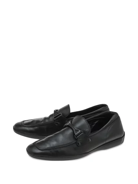 Kožne remenčić loaferice Tod's crna
