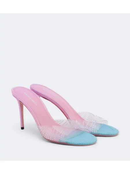 Papuci tip mules Mach & Mach roz
