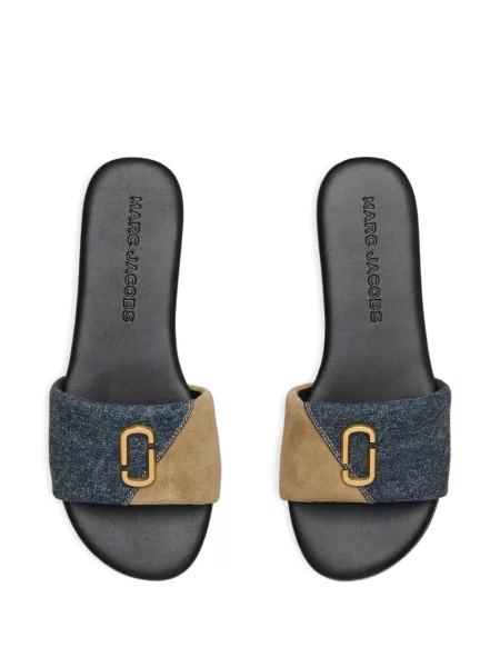Sandale Marc Jacobs cu autograf albastru