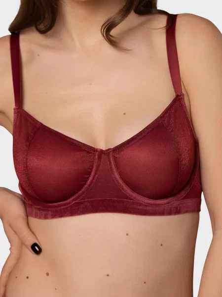 Бюстгальтер Brabrabra бордовий