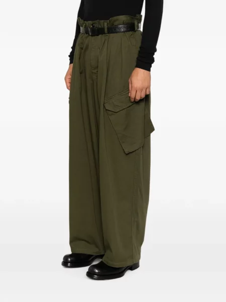 Pantaloni cargo Yohji Yamamoto verde