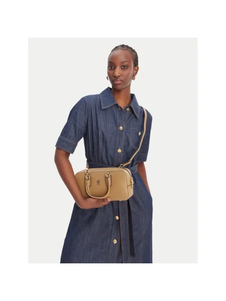 Torebka Tommy Hilfiger beżowa