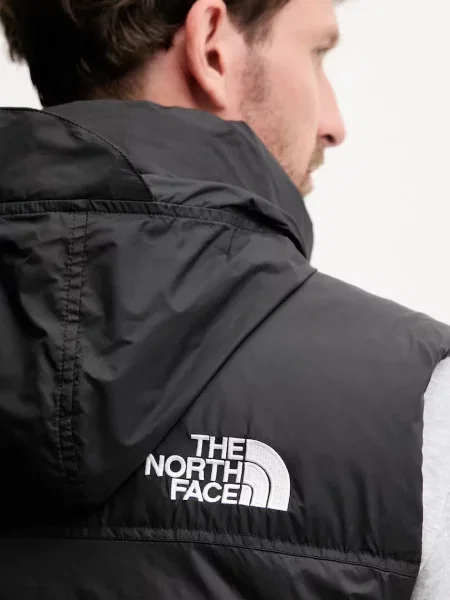 Пуховый жилет The North Face ретро черный